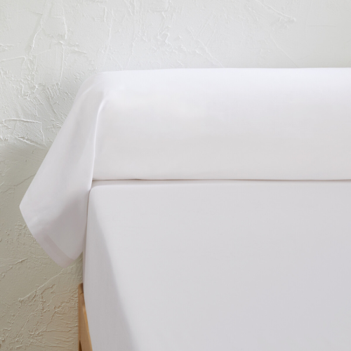 centraco fournisseur linge de lit collectivités qualité professionnelle taie de traversin blanc