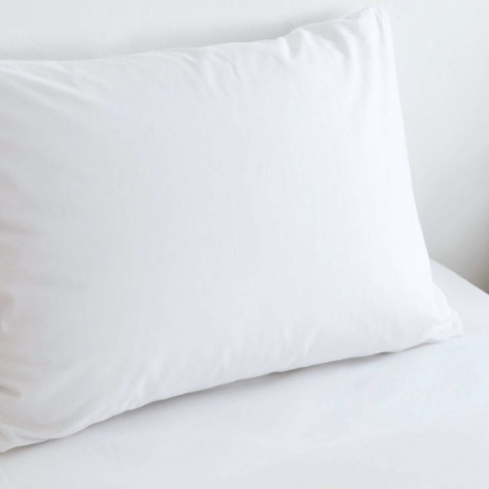 centraco fournisseur linge de lit collectivités qualité professionnelle taie d'oreiller sac uni blanc