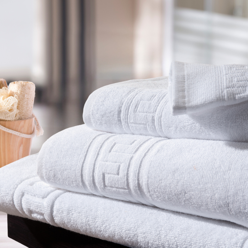 centraco fournisseur linge de bain grossiste serviette de bain eponge grec 400 gr pour collectivités qualité professionnelle