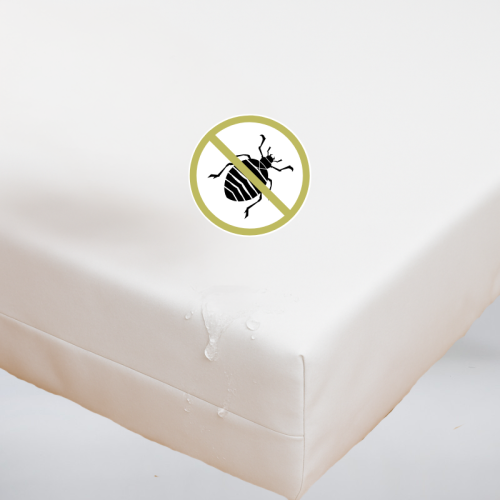 centraco housse de matelas nature anti punaise imperméable pour établissement de santé