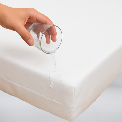 centraco housse de matelas nature imperméable pour établissement de santé