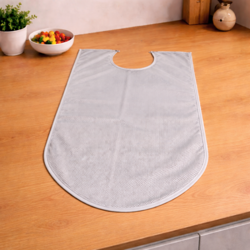 centraco fournisseur bavoir adulte elit foulard imperméable pour collectivités qualité professionnelle fabrication française coloris gris