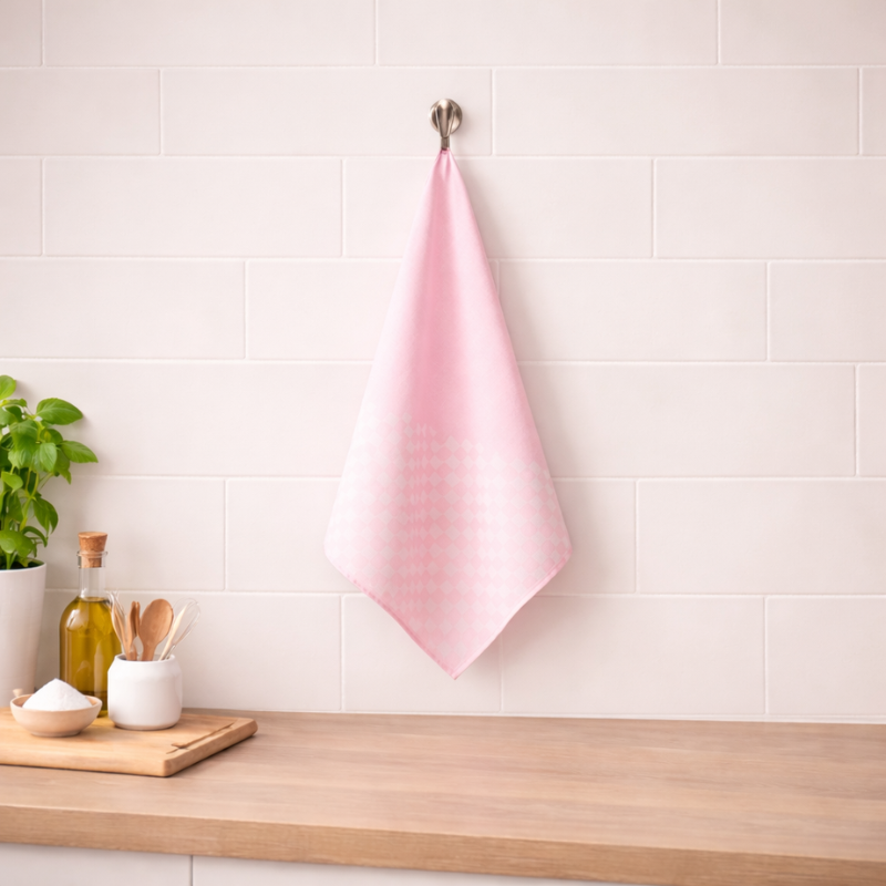 centraco fournisseur serviettes de table pour collectivités qualité professionnelle fabrication française coloris rose