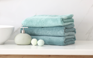 centraco linge de bain couleur turquoise 100% coton qualité professionnelle