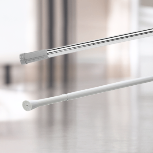 centraco fournisseur collectivités barre de douche extensible blanc aluminium qualité professionnelle