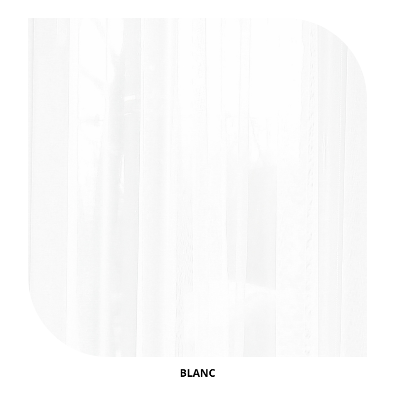 centraco voilages uni effet plein jour 100% polyester PRISCA non feu pour collectivités fabrication coloris blanc